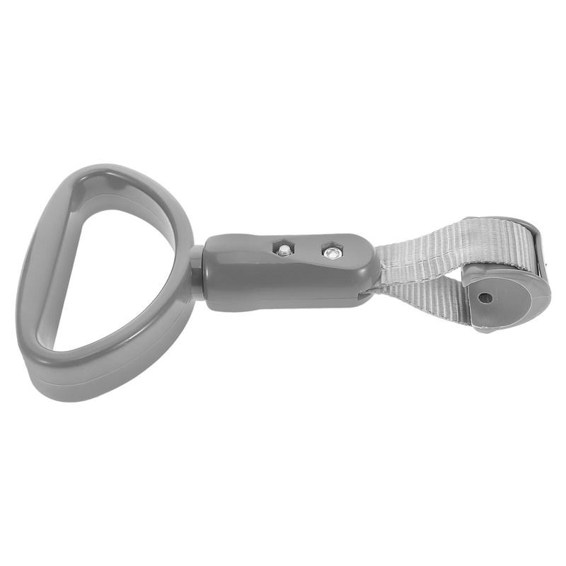 Bus Handle Ring Gray Semi-Circular Ergonomic ABS Handle for Subway Bus Car Vehicle Passenger Support Stability Replacement