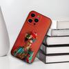 Чехол для телефона с рисунком Фриды Кало для iPhone 17,16,15,14,13,12,11 Plus,Pro Max,XS, Мягкий силиконовый черный чехол