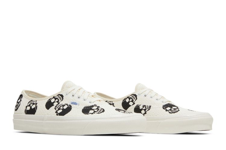Мужские кроссовки Vans Authentic 44 DX Needlepoint Skulls Needlepoint/Белый/Черный