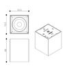 8W 10W Square  Led Surface Mounted Downlight
