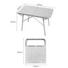Портативный складной стол для кемпинга, устойчивый к высоким температурам, складной стол для пикника на открытом воздухе, походов, путешествий, барбекю, сада, рыбалки