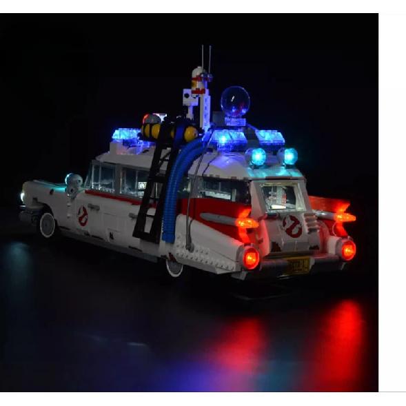 Светодиодный набор для LEGO Ghost Busters ECTO-1 #10274 Строительные блоки Не включает детали модели