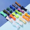 2pairs/set Men Women Flat Shoelaces Polyester Casual Shoes Sneakers White Colored Outdoor Solid Colour Shoelace Rope Accessories