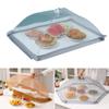 Прозрачная складная крышка для еды Пылезащитная сетка для защиты обеденного стола Кухонные аксессуары