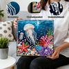 Картина «Алмазная мозаика с жемчугом» 25x25 см, сделай сам, для декора стены дома, с рамкой