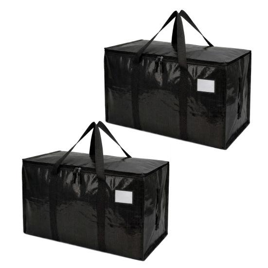 Сумки для переезда с ручками для переноски Сверхпрочные Водонепроницаемые Хозяйственные сумки Большой вместимости Складные сумки для хранения для общежития, путешествий, кемпинга