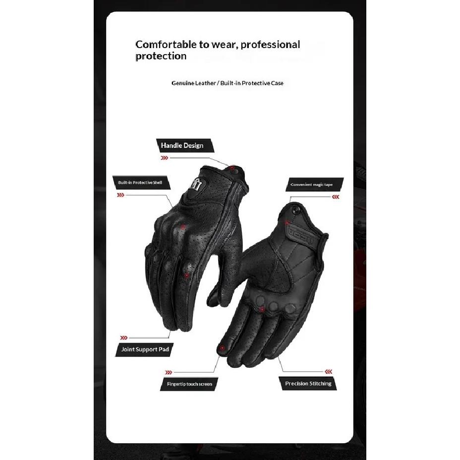 Four Seasons Windproof and Breathable Locomotive Gloves Anti-drop Motorcycle Riding Gloves