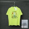 Unisex Casual Cotton Tee With Floral PrintT