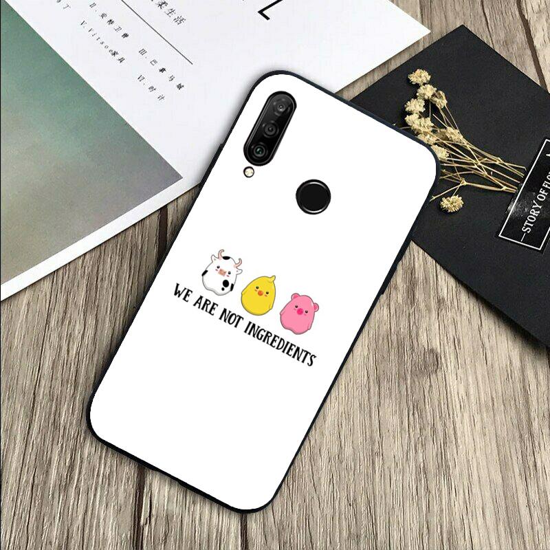 Веганский Мы Не Ингредиенты Для Чехла Huawei Nova 11 9 10 SE Y70 Y60 Y90 Y61 Y91 Y73 Y72 12i 11i 8i P30 P40 Lite P60 Pro