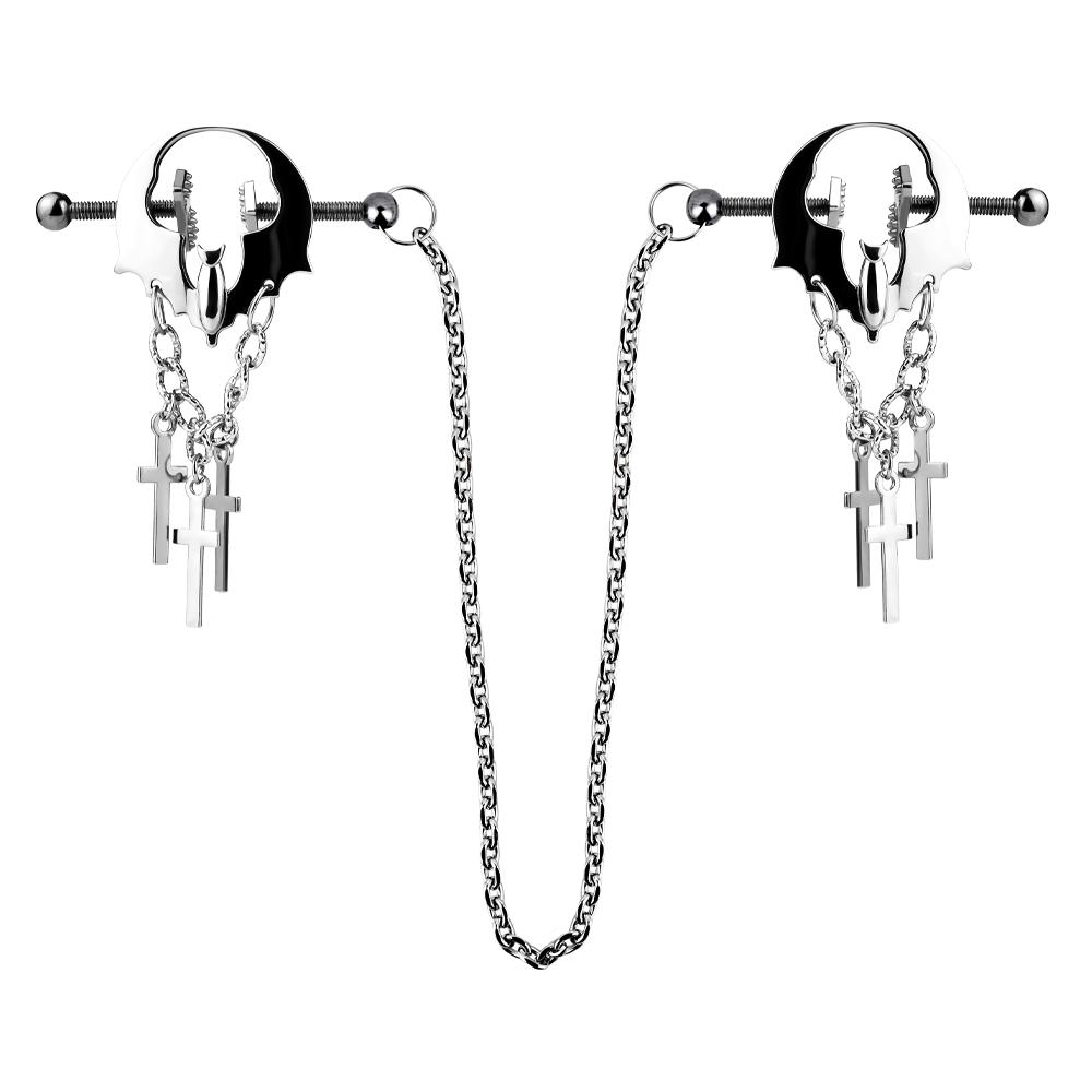 QKKQ Women Adjustable Nipple Clamps Clit Clips Bondage Sex Toy Piercing BDSM Nipple Clamps Christmas Giftfactory Price