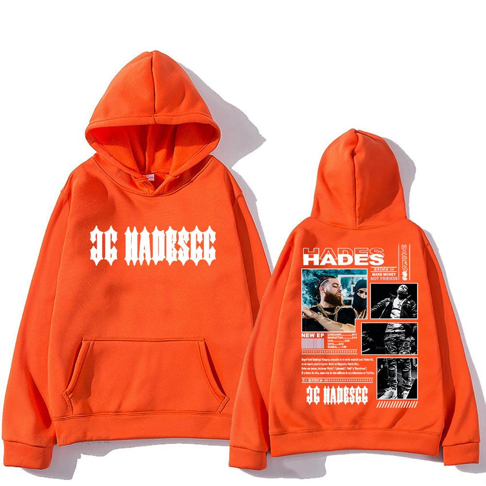 Толстовка Hades 66 с капюшоном из флиса в стиле панк, удобная толстовка с длинным рукавом, хип-хоп, ретро-одежда, готические пуловеры