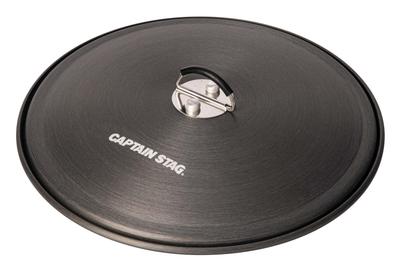 Крышка для сковороды Captain Stag Outdoor со складной ручкой для мини-сковороды 16 см, Сковорода, Черный, Алюминий, UH-4132