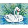 DIY Swan 5D Diamond Painting Full Round Drill Animal Diamond Embroidery Cross Stitch Mosaic Kits Wall Art Home Decor