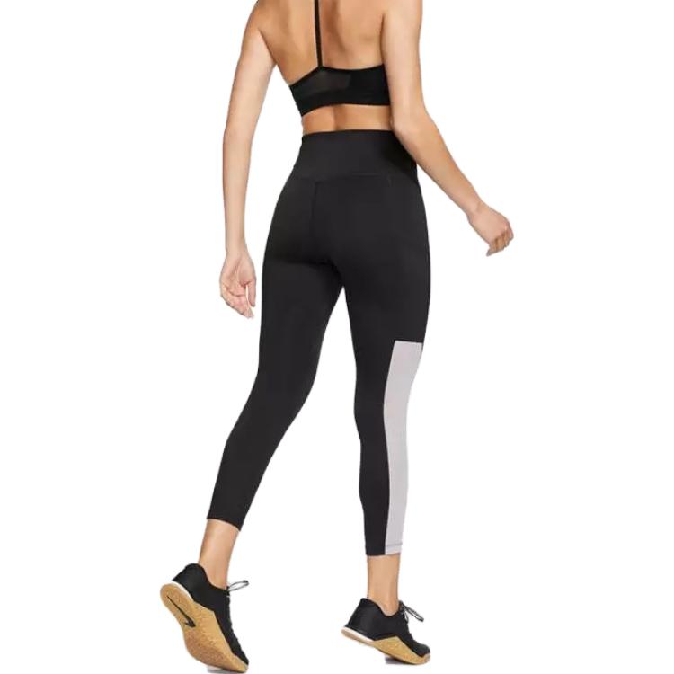 Nike Женские черные вязаные брюки-джоггеры, умеренно зауженные, BV4606-010