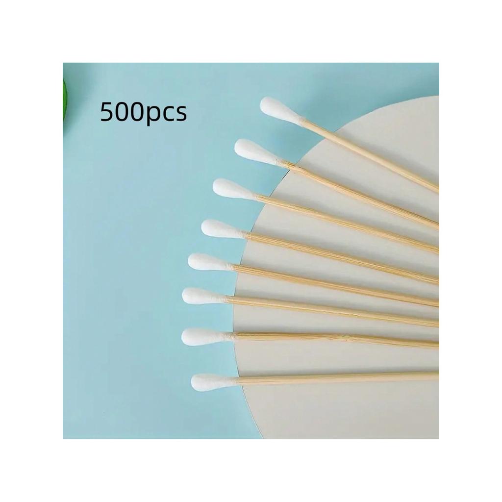 15cm Round Head Cotton Swab Portable Household Cleaning Supplie Beauty Swabs Eyebrow Tattoos Cleaning Tools Used for Eyebrow Trimming