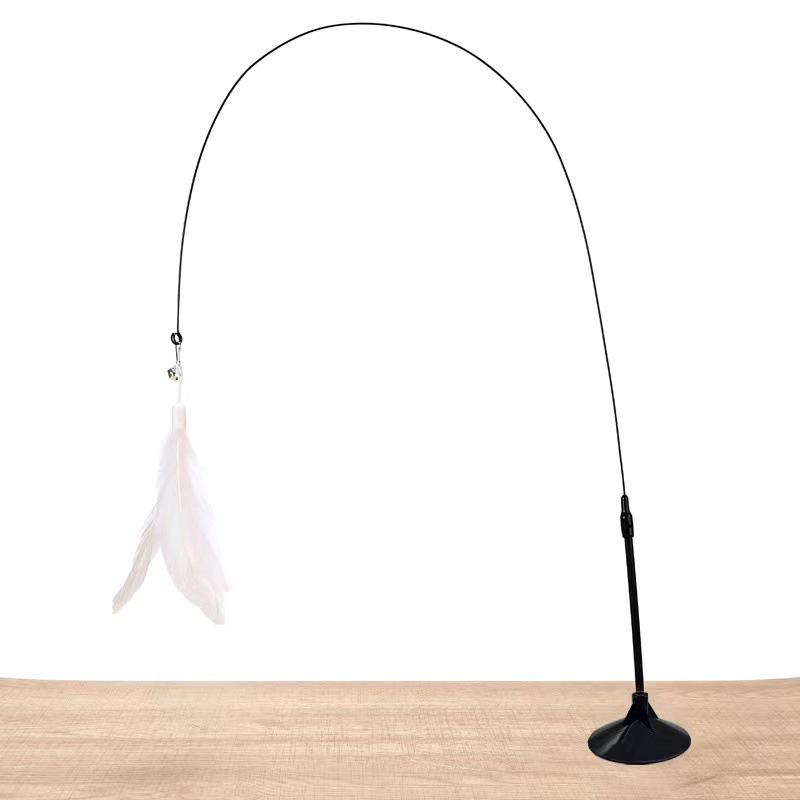 1 шт. забавная дразнящая палочка на присоске дразнящая игрушка погоня упражнение самопривет игрушки для кошек палочка для кошек игрушка