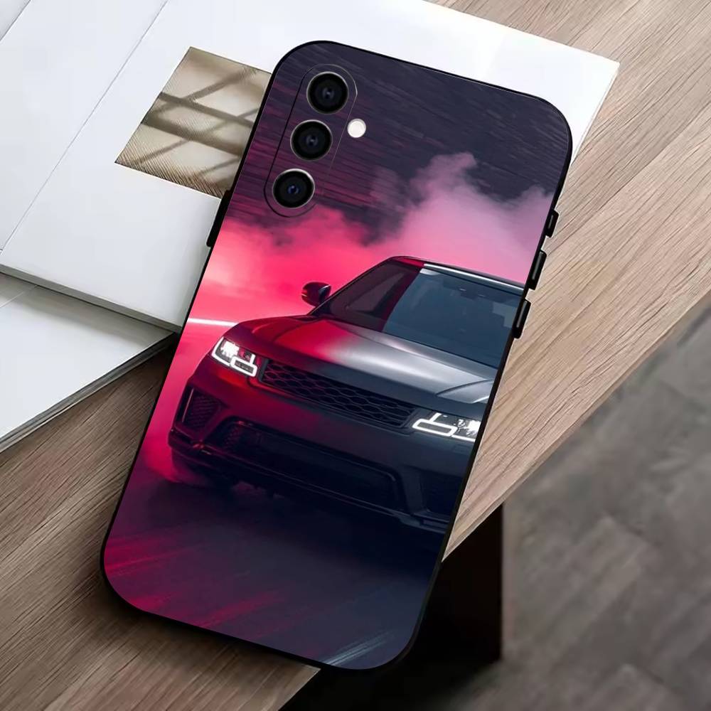 Range R- Roveres Sport Car  Phone Case For Samsung Galaxy A73,A72,A71,A70,A53,A52,A51,Soft Silicone Black Cover