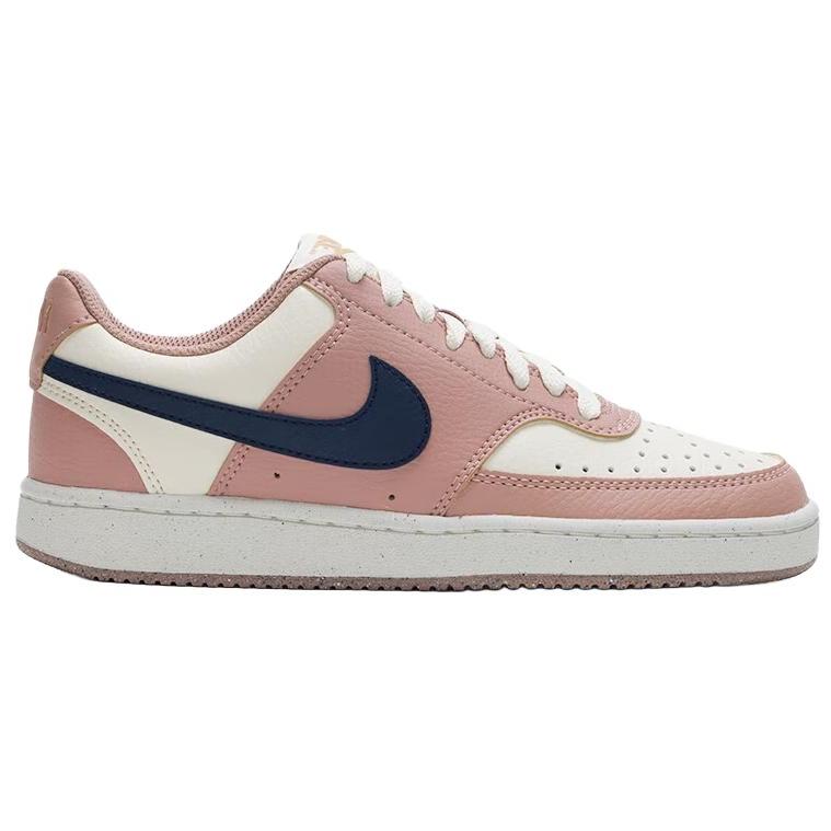 Nike Court Vision Low Next Nature Particle Pink Midnight Navy Women Sneakers Pale-Ivory Metallic-Gold DH3158-606
