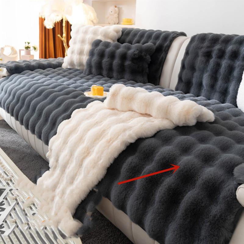 Нескользящий диван-полотенце, подушка для дивана для собак, домашних животных, зимняя утепленная плюшевая угловая крышка для дивана, секционный шезлонг, коврик для дивана, мульти-размер