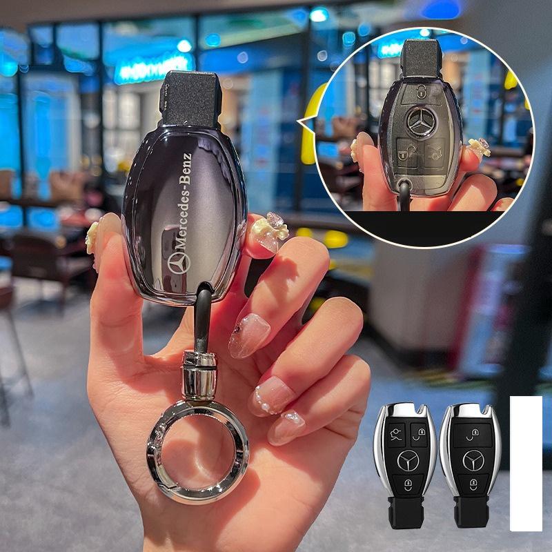 Car Remote Key Case Shell For Mercedes Benz C E S Class W223 W206 C260 S450 S500 CLA W177 C180L E260L W205 W213 W222 AMG CLA220