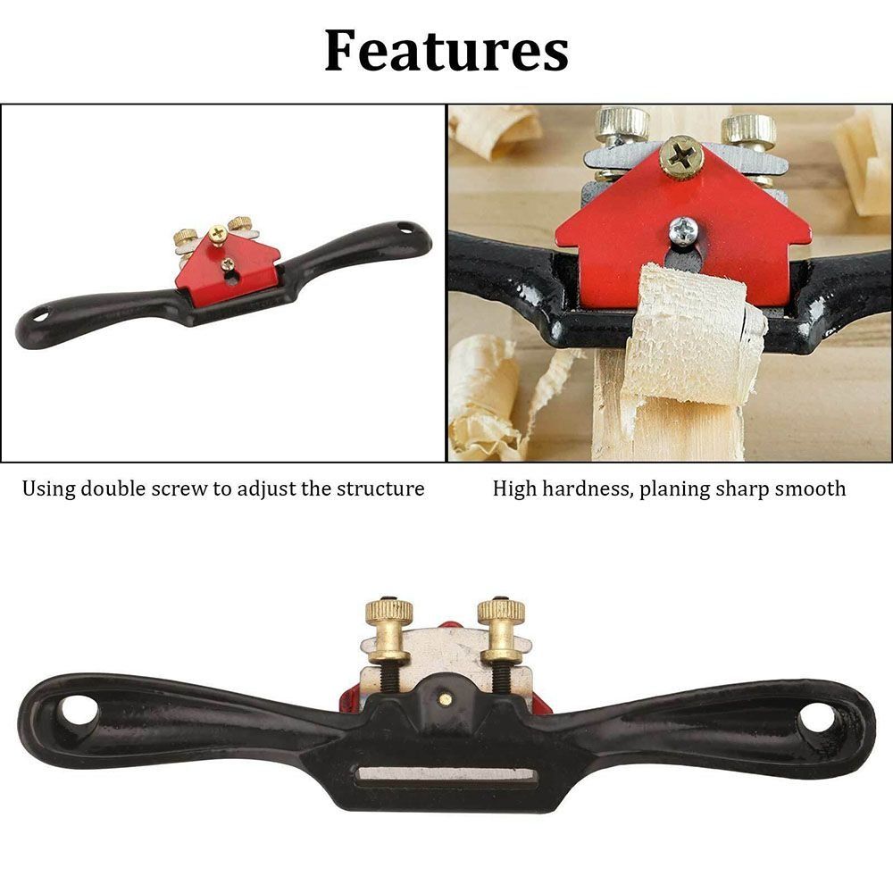 Metal Cutting Manual Planer Deburring Woodworking Planer 9 Inch Hand Planer Hand Tools