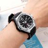 Спортивные стальные водонепроницаемые часы с подсветкой и аналоговым циферблатом для мужчин