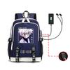 Модный рюкзак Аниме Hunter x Hunter Периферия Мужской Бизнес Многофункциональный USB Большой емкости Рюкзак