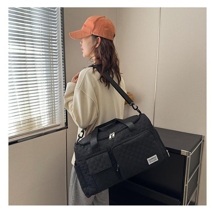 Дорожная сумка большой вместимости, легкая спортивная сумка, сумка для хранения с разделением на сухое и мокрое KTY