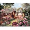 Diy Алмазная картина Садовый цветок Картина Вышивка крестом 5d Алмазная вышивка Алмаз