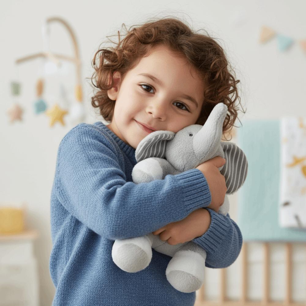 Cute Elephant Plush Pillow Soft Stuffed Dolls Playmate Stuffed Plush Toys  Girl Boy