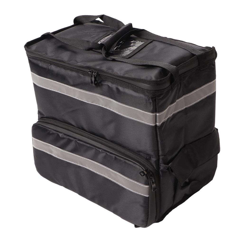 50L Insulated Pizza Delivery Backpack Take Out Food Delivery Thermal Backpack with Expandable Layer
