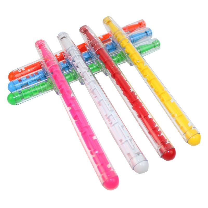 5Pcs Creative Maze Ballpoint Pen Novelty Fun Puzzle Pen Maze Walking Ballpoint Pen Toy Stationery For Elementary School Students