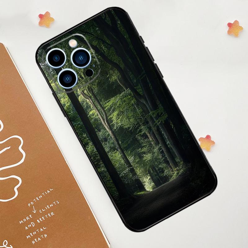 Красивый чехол с изображением горного леса и природы Для iPhone 11 12 13 14 15 16 Pro Max 15 16 Plus 13 12 Mini X XS XR