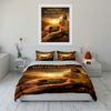 Christian Inspirational Bedding Set Bedding set (1 duvet cover, 2 pillowcases, duvet not included)