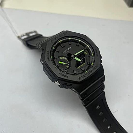 Наручные часы G-Shock неоновый акцент зеленый GA2100-1A3