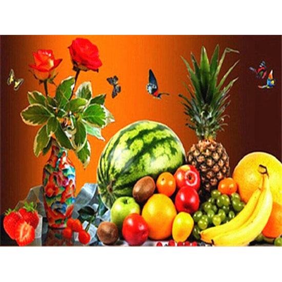 5d Diamond Painting Full Round New Arrivals Fruit Picture Diamond Embroidery for the Kitchen Diamond Mosaic