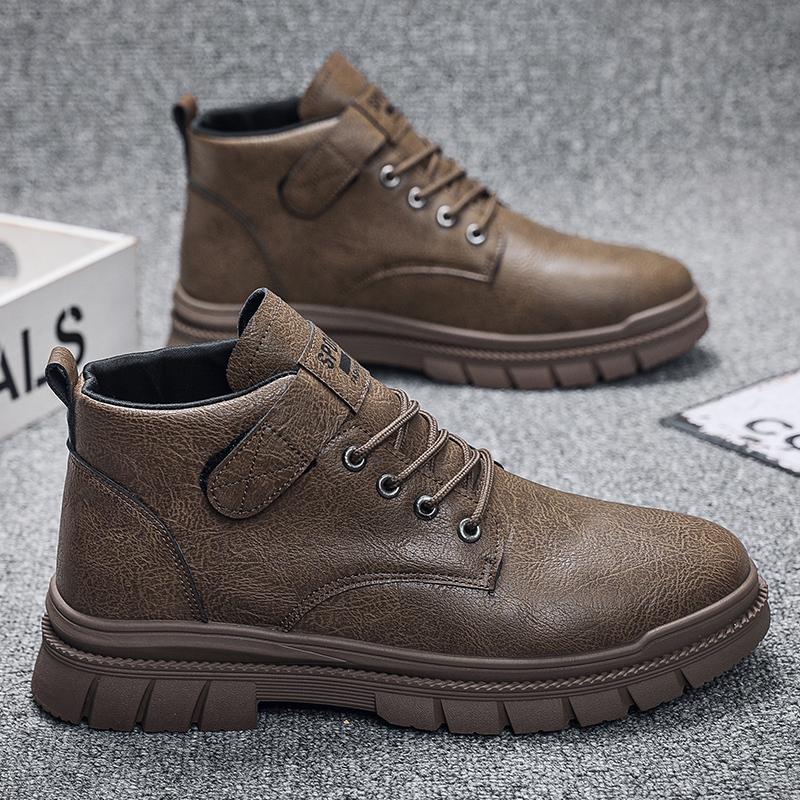 Ботинки Martin, спортивная обувь для сноуборда, повседневная мужская обувь, высокие кожаные туфли, мужская обувь, водонепроницаемая и нескользящая обувь для работы с инструментами