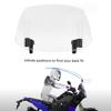 Versatile Windshield Spoiler Adjustable Motorcycle Windshield Spoiler Air Deflector Enjoy More Comfortable Stylish Ride