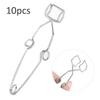 10Pcs Large Size Metal Test Tube Holder Metal Made Centrifuge Tube Clamp  Laboratory Experiment