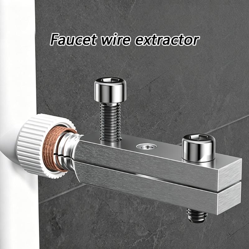Efficient Steel Water Faucet Broken Screw Extractor For 4 And 6 Inch Pipe Thread Home Professional Use With Antislip Grip