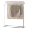 Style Towel Hanger, Indoor Laundry Dryer, Bath Towel Stand, White, Approx. 68cm Wide X 25.5cm Deep X 82cm High, Compact and Space-Efficien