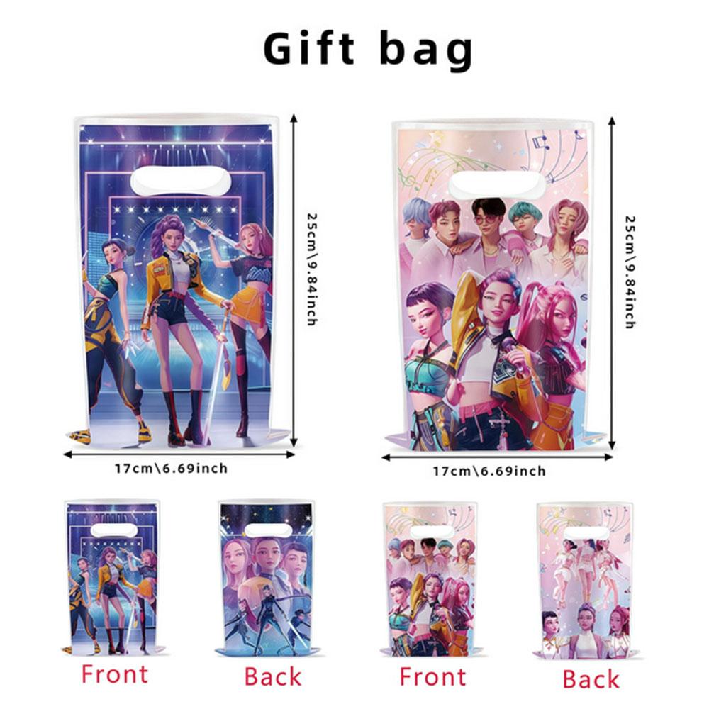 30 шт. Сумки для подарков на день рождения Охотников на демонов Тематические сувениры для детей и подростков