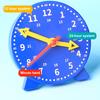 Clock Toys Hand-eye Coordination Concentration Teaching Aids Three-needle Early Preschool Teaching