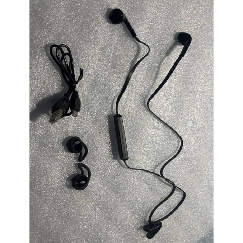 Спортивные наушники сплошного цвета Bluetooth с защитным чехлом, USB-зарядка в подарок