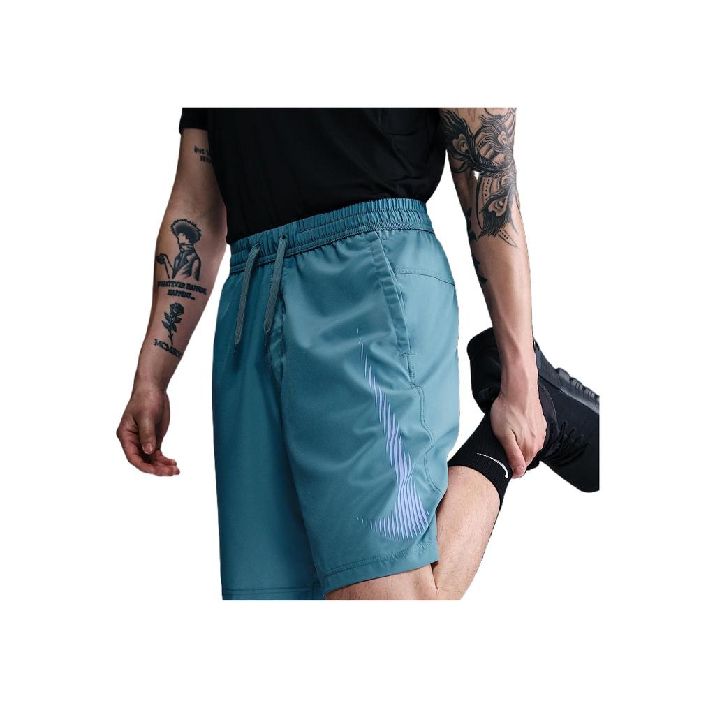 Nike Comfortable Stylish Fitting Versatile Mid-Rise Sports Shorts Men shorts Smoky-Blue HJ4046-006