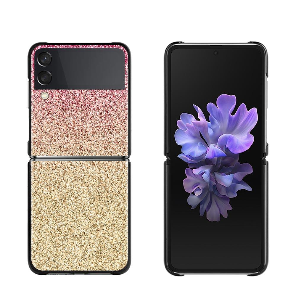 Чехол для телефона Guscio для Samsung Galaxy Z Flip 3 Z Flip3 5G ZF Hrad, чехол в виде ракушки, чехол, розовый цвет с принтом любви