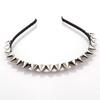 Fashion 1PC Lady Gift Studded Jewelry Rock Metal Spike Hair Band Hair Clips Rivets Headband