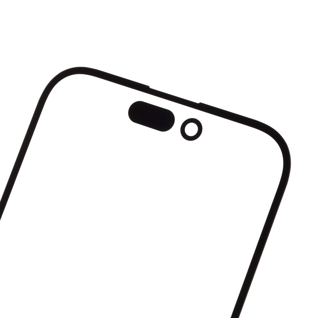 For iPhone 14 Pro Screen Glass Lens+OCA Adhesive Replacement (without Logo)