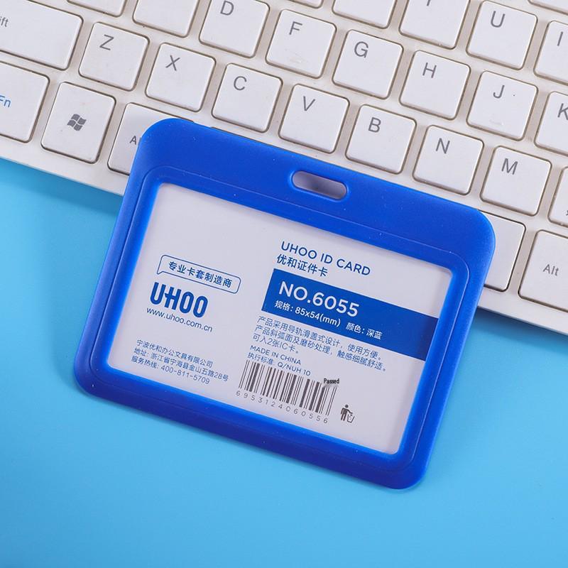 Горизонтальный держатель для ID-карты Youhe 6055 с ремешком для сотрудника, студента или студенческого пропуска