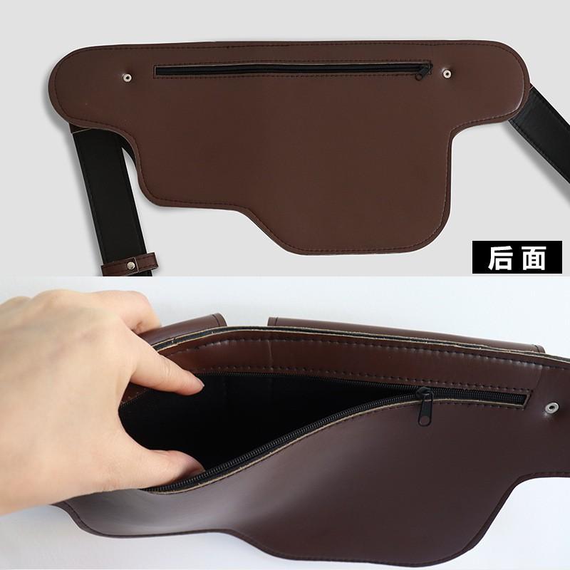 Unisex Leather Tool Waist Bag Work Apron Outdoor Screw Storage